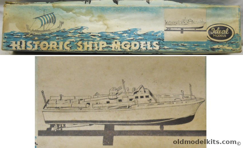 Ideal Aeroplane & Supply Mosquito Boat PT-17 - (Patrol Torpedo Boat), 310 plastic model kit